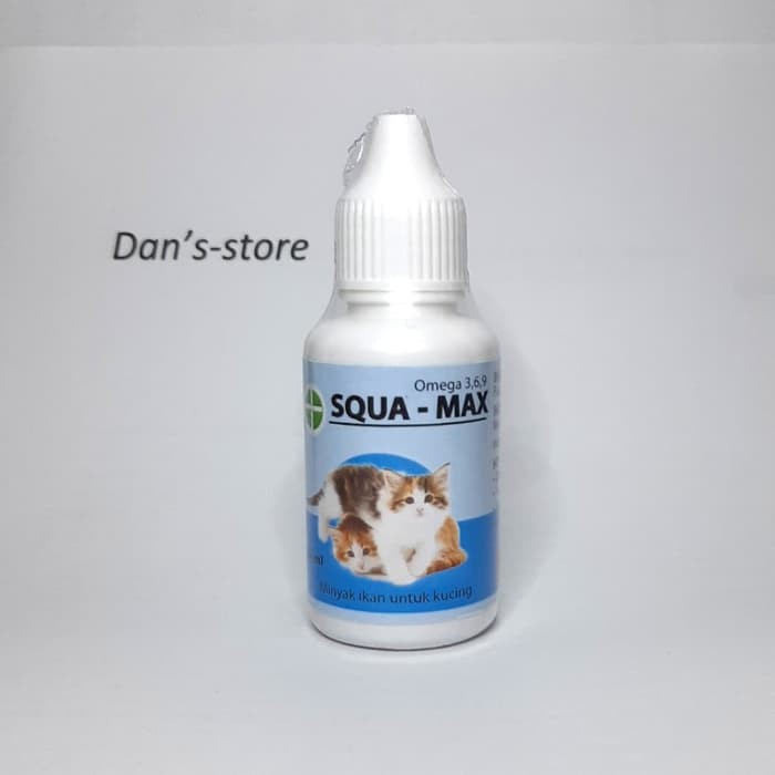 SQUA MAX - minyak ikan kucing ,vitamin kucing omega 3,6,9
