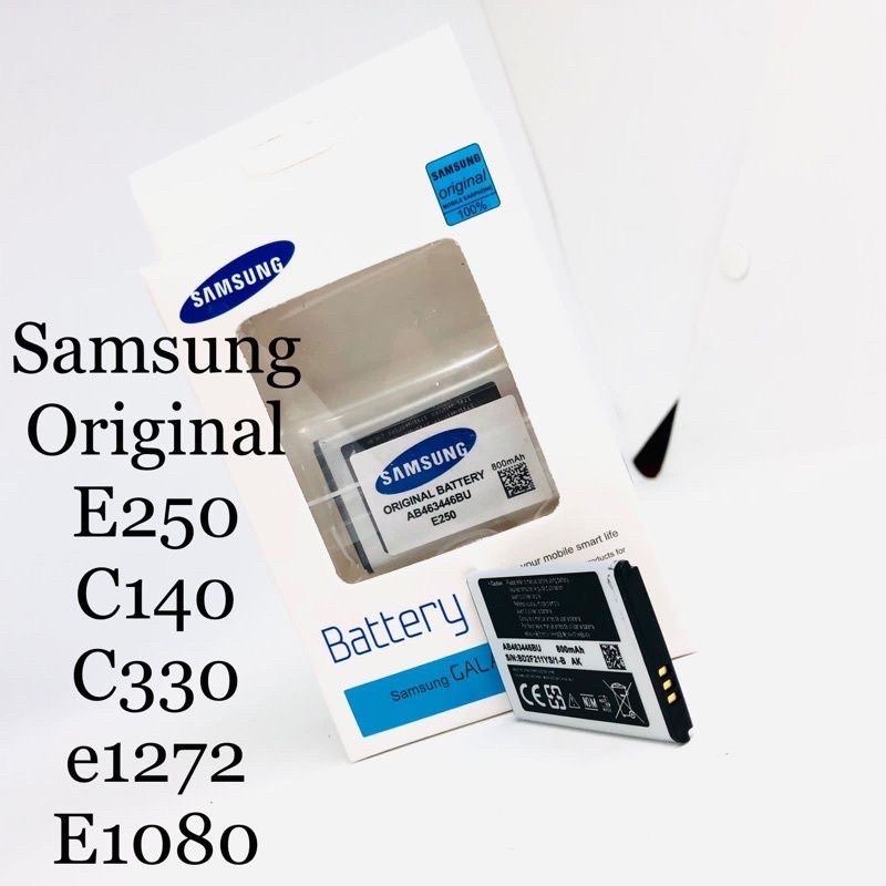 Garansi 100% Ori] Baterai Samsung Lipat C3303 / C3300 / E250 /Bronx Batre Battery Hp Champ Original