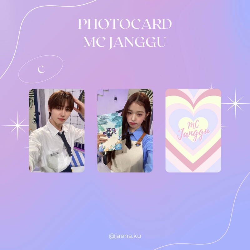 [MC JANGGU] PHOTOCARD SET WONYOUNG IVE SUNGHOON ENHYPEN MC JANGGU JANKKU ‼️BACA DESKRIPSI‼️