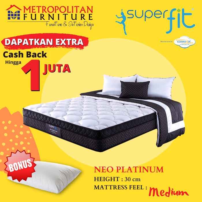 Kasur Springbed Comforta SuperFit Neo Platinum Hanya Kasur