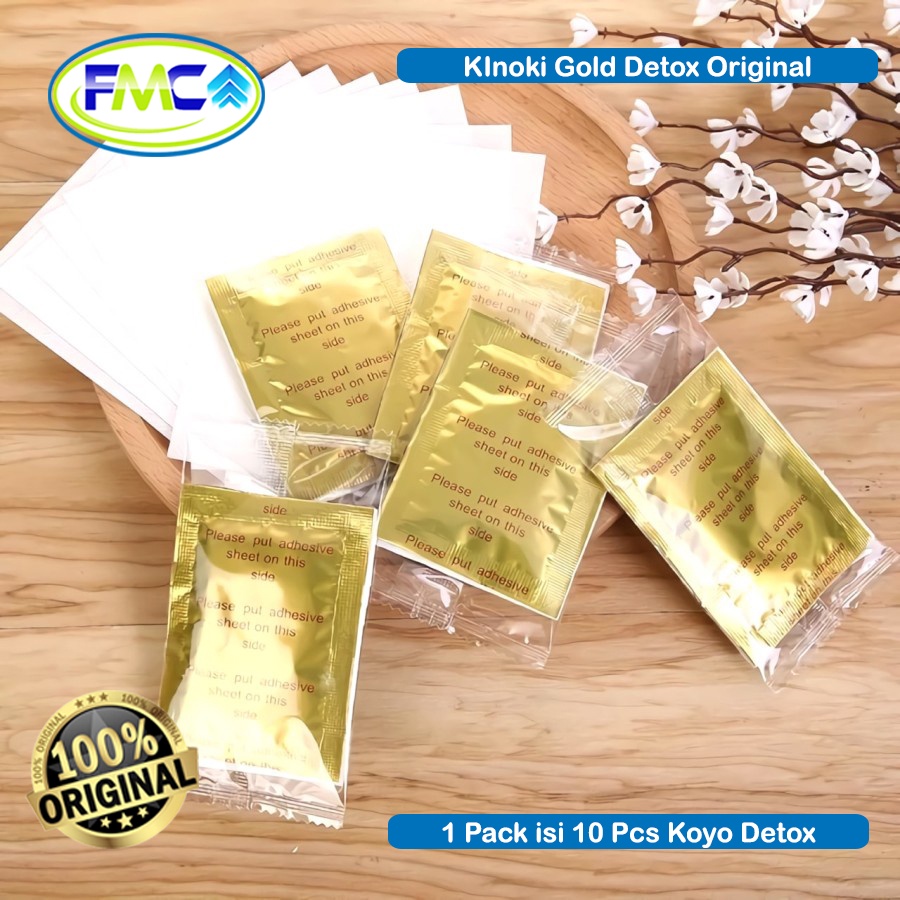 Koyo Kaki Detox Herbal Natural Alami Original Kinoki Gold Asli Ampuh Membuang Racun Dalam Tubuh Koyo Kesehatan