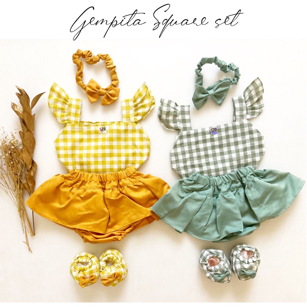 HAMPERS LAHIRAN GEMPITA / AUDREY / EUN JI gift set lahiran bayi kado baju bayi anak perempuan cewek terlaris lucu-1