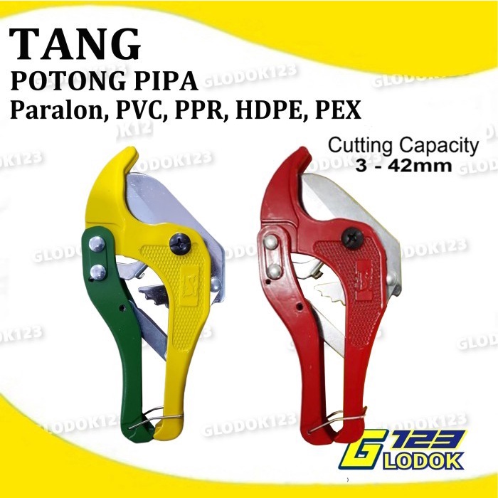 Gunting Pipa Alat Tang Potong Pipe Cutter PVC PPR HDPE PEX Paralon