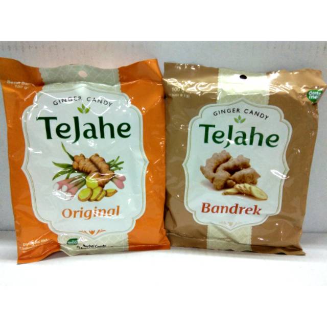 

TeJahe Ginger Candy Permen Jahe Bandrek Sak