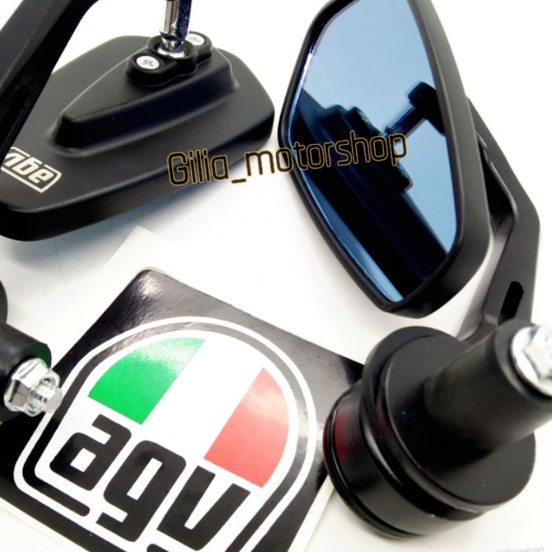 Spion Jalu Oval Diamond SH 5003 AGV Racing Spion Jalu Bar End Universal