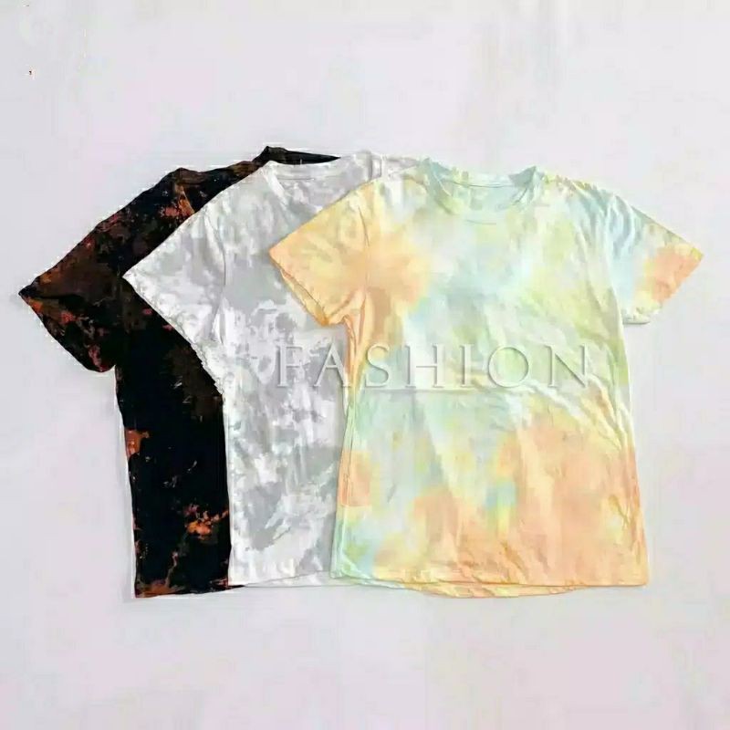 Fourfaahion TIE DYE TEE / TSHIRT WANITA TIE DYE KAOS WANITA MURAH RF