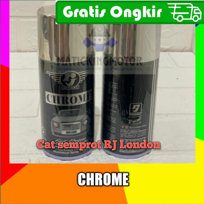7fegrr Pilox Pilok Cat Semprot Rj London 150Cc - Warna Chrome Chrome - Gold18Kt Fv305F2