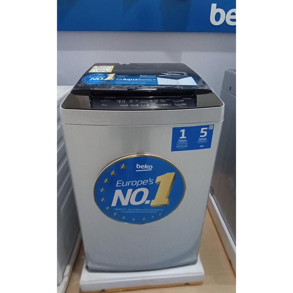 MESIN CUCI BEKO BTU 9008 TOP LOADING 1 TABUNG 9 KG