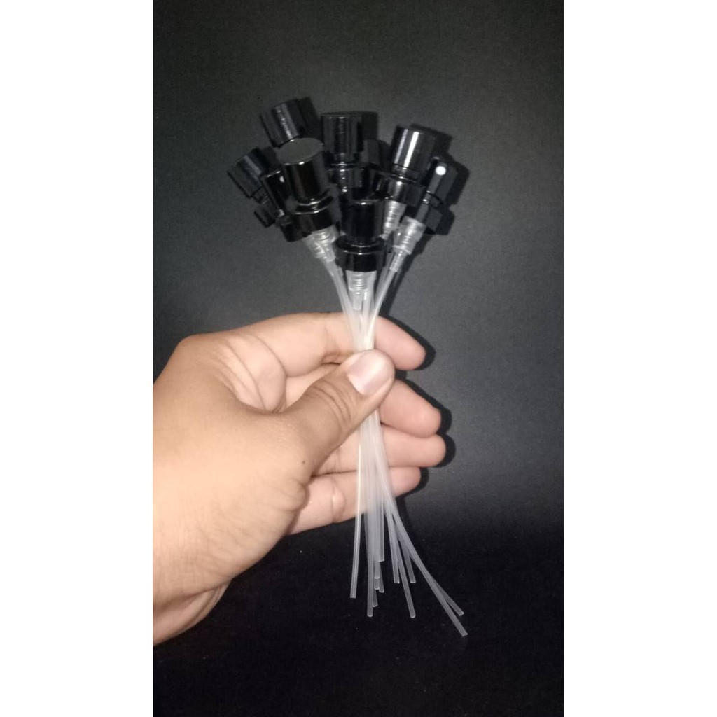Botol Parfum Kosong Casa doft 30 ml pump black cap besar @100