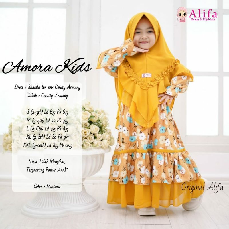 gamis Amora kids by alifa