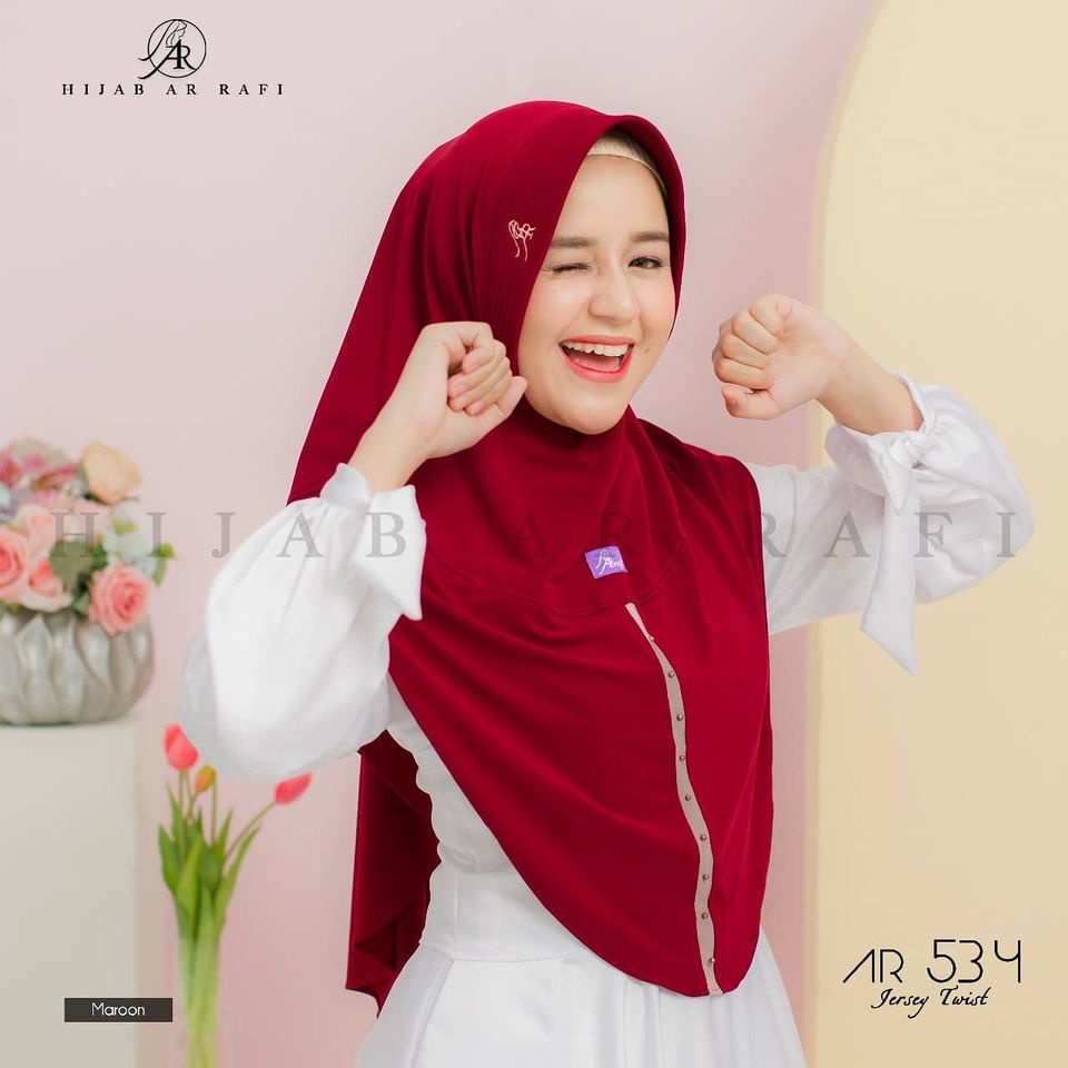 HIJAB ARRAFI AR 534 - HIJAB INSTAN - KERUDUNG ARAFI - KERUDUNG INSTAN - JILBAB INSTAN-2