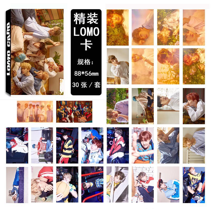 [BS] BISA COD 30pcs Lomo Card Photo Card BTS BASKET BT21 Jungkook V KPOP - KP241