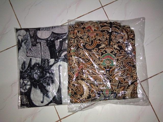 Atasan Tunik Batik Bayar Cod Lengan Serut 021 Risna Batik Hrb026 Batik Murah Seno Sogan Bakung Padi