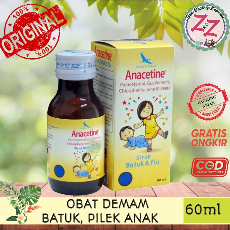 ANACETINE SIRUP ANAK 60ml