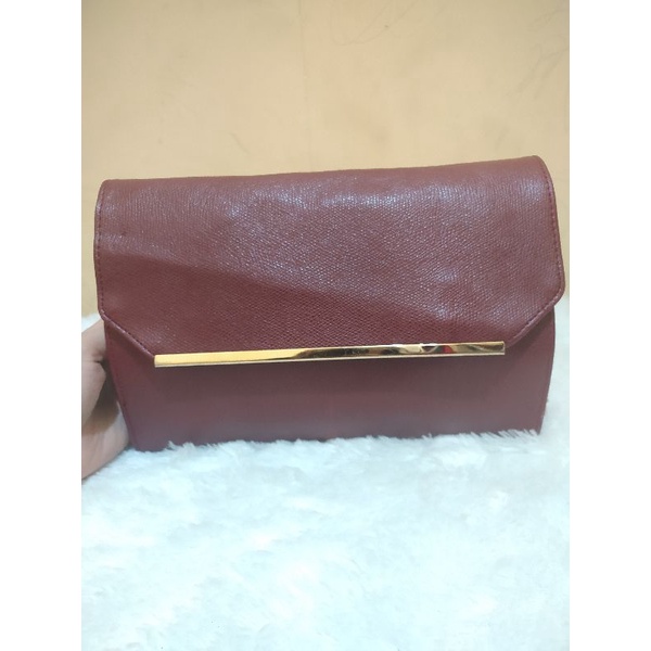 SALE tas pesta Nicole miller clutch handbag