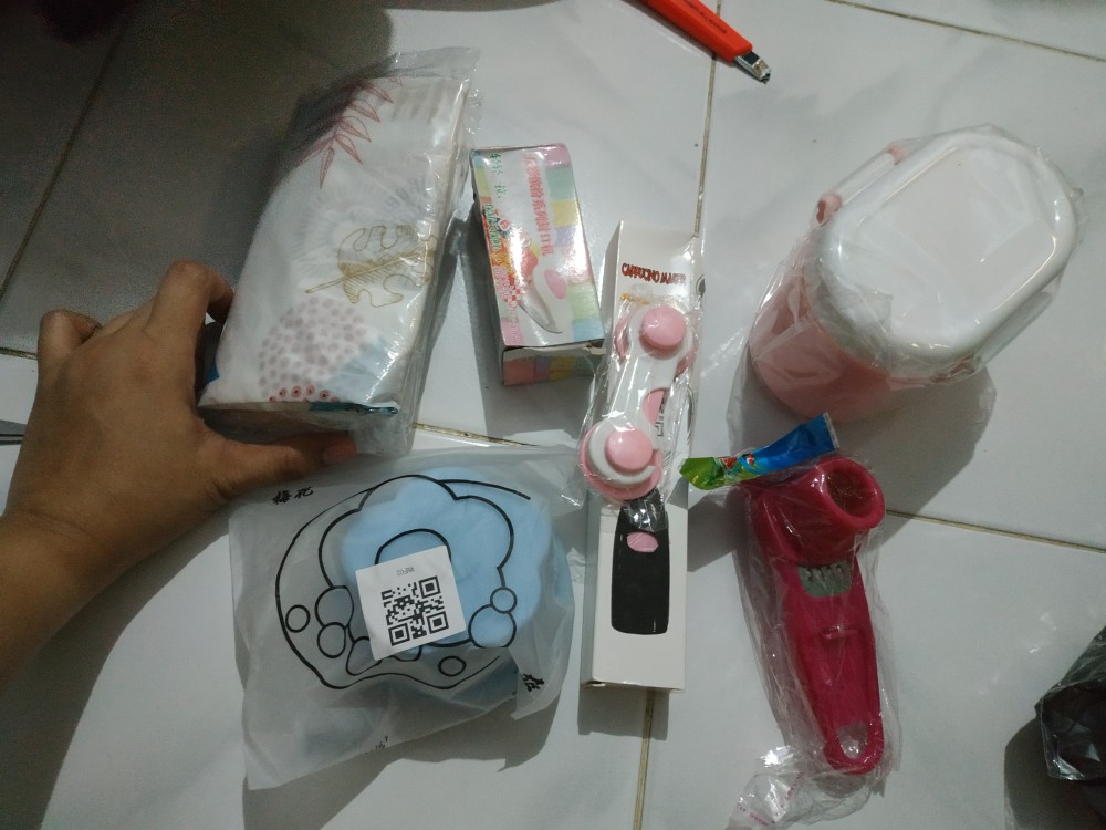 Tempat Kotak Pendek Penyimpanan Susu Bubuk Bayi Biskuit/ Penyimpanan Makanan