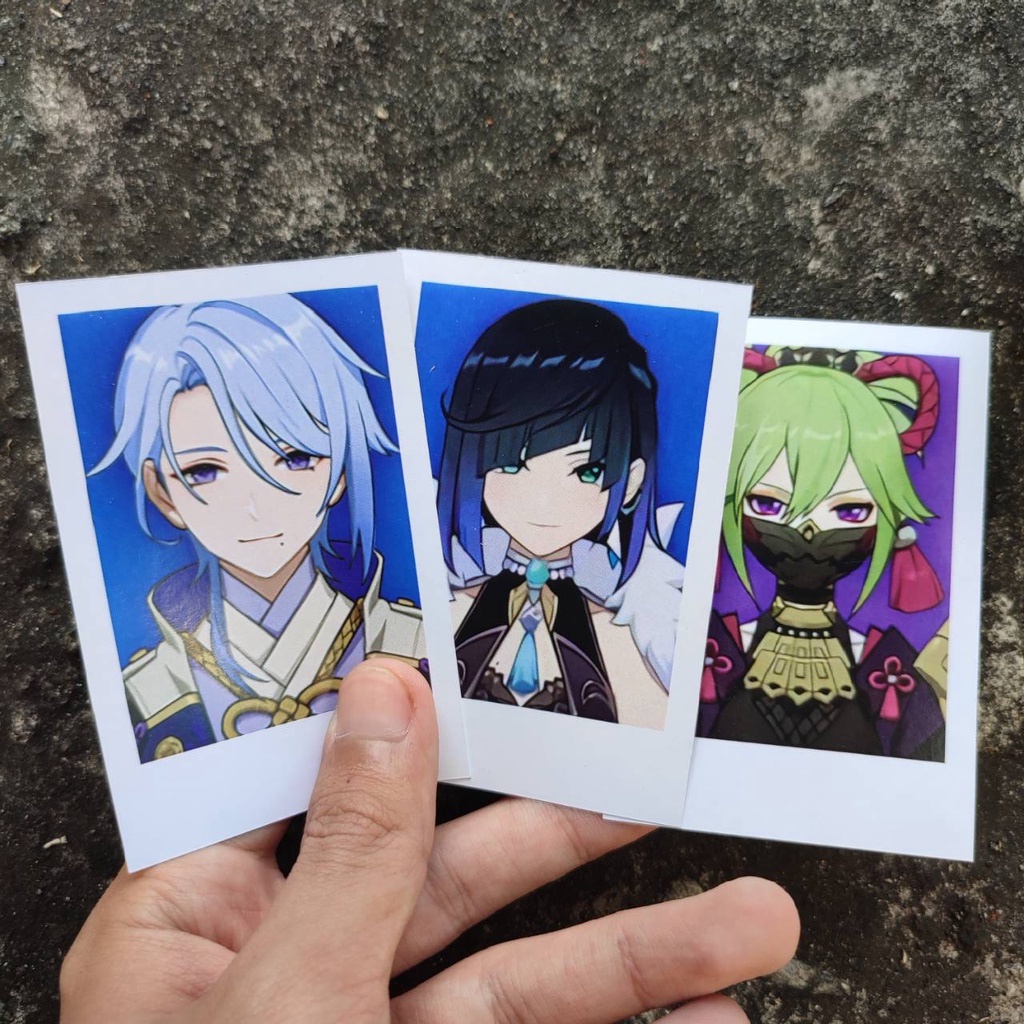 Pola Deco Mini Poster Game Genshin Impact - Paimon Keqing Klee Childe Tartaglia Razor