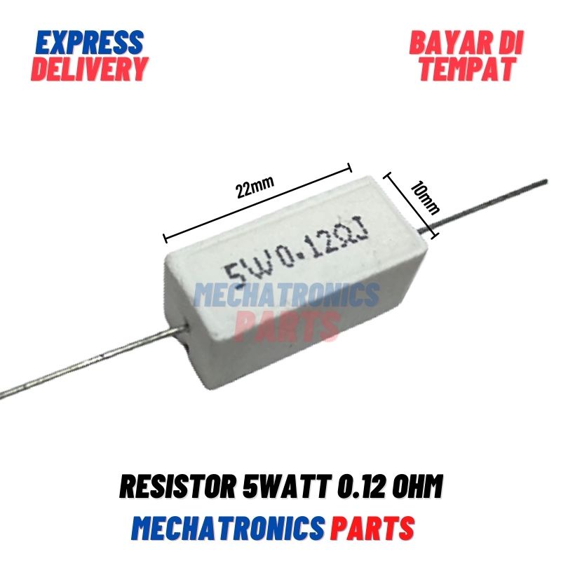 [PAS-9310] RESISTOR 5WATT 0.12OHM