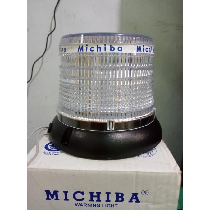 Lampu Rotari Michiba Putih 12-24 volt 13cm