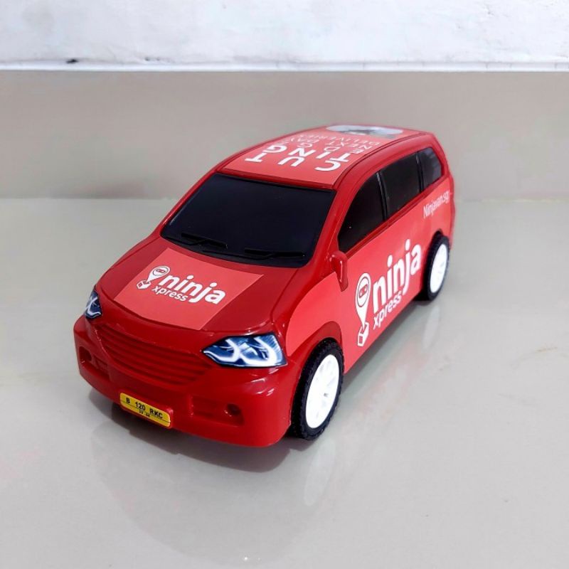 Mainan Mobil Kurir Ninja Express Edukatif - Miniatur Mobilan Ekspedisi Anak Laki Cowok