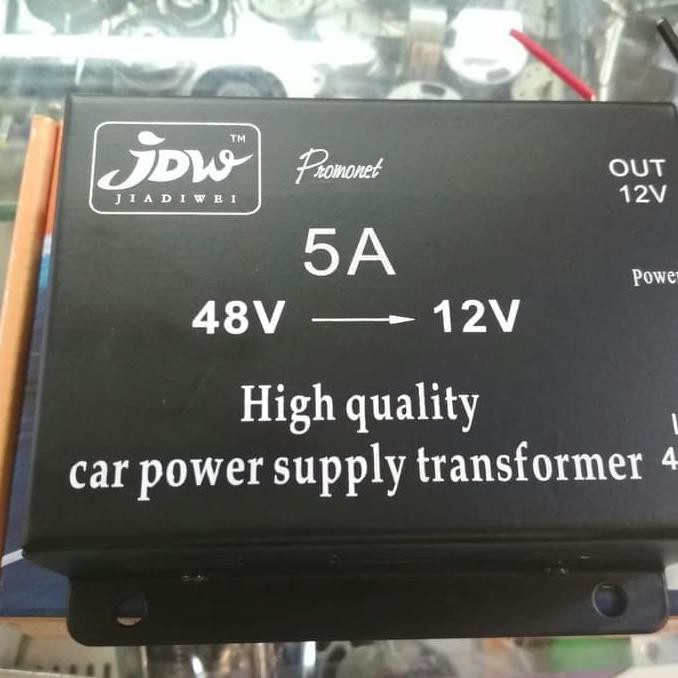 Converter penurun tegangan Dc 48 v to 12 v 5 a step down 48V ke 12V 5A