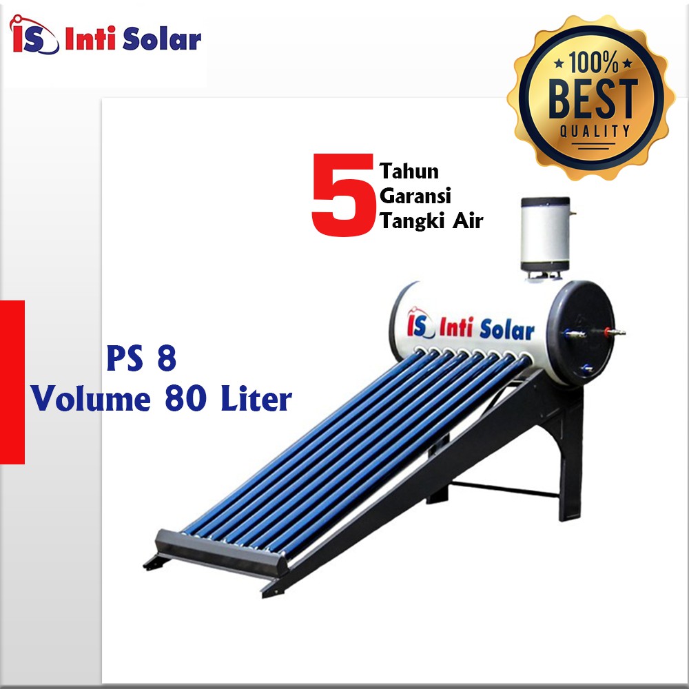 Pemanas Air INTISOLAR PS 8 80 Liter Tenaga Matahari