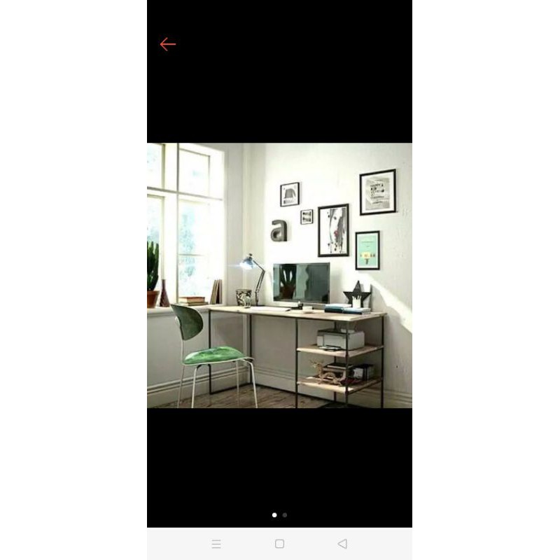 meja kerja uk 120x40x70