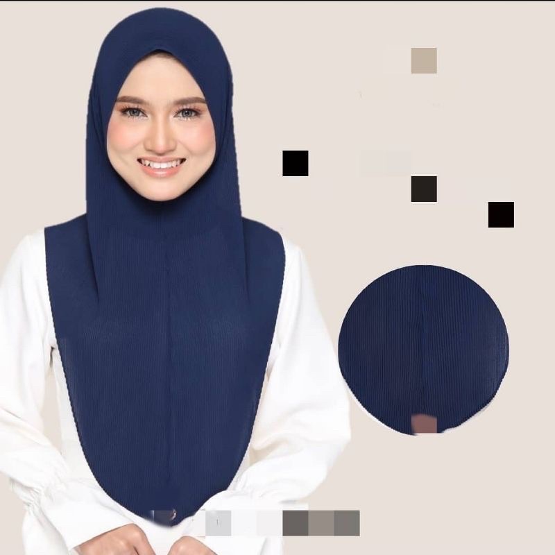 BERGO PLISKET/PLISKET INSTAN/HIJAB INSTAN