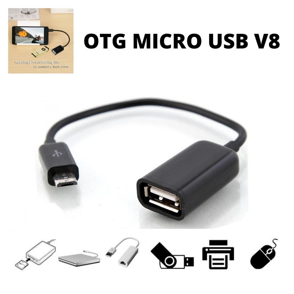 Kabel OTG Adapter Konektor HP  Micro  Tipe C Lighting IOS 4PPL3 Ke USB Female Port 111158