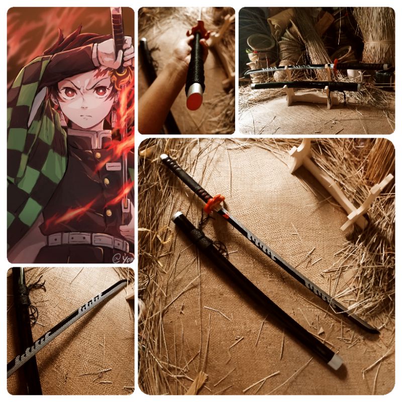 replika nichirin tanjiro kamado - kimetsu no yaiba