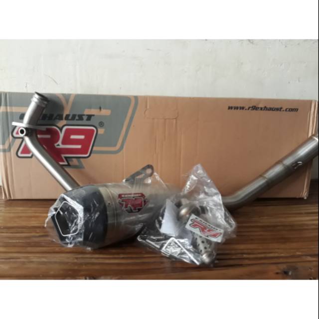 Knalpot R9 New Alpha cbr150 Facelift Original
