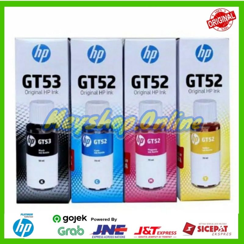 1 Set Tinta Printer HP Original GT53 GT52 Ini tank 315 415