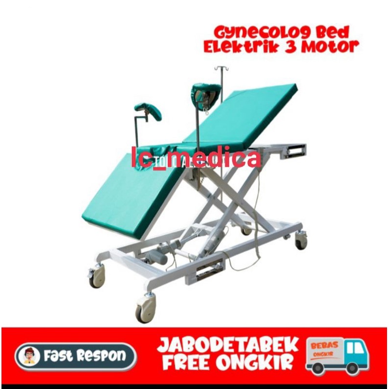 Bed gynocolog obgyn electric 3 motor