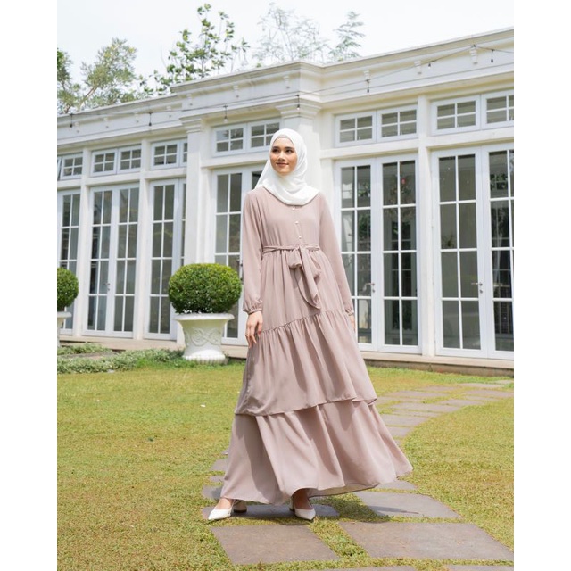 QUENZA DRESS raya collection/dress ceruty/dress lebaran/dress raya