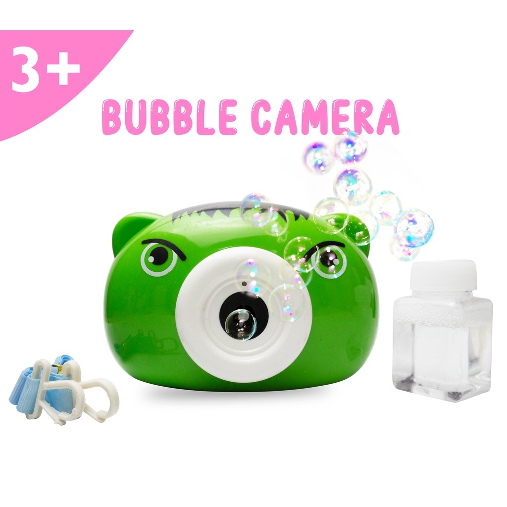 Mainan Anak Bubble Machine Mainan Anak Camera Bubble Beautiful Music Bubble Camera