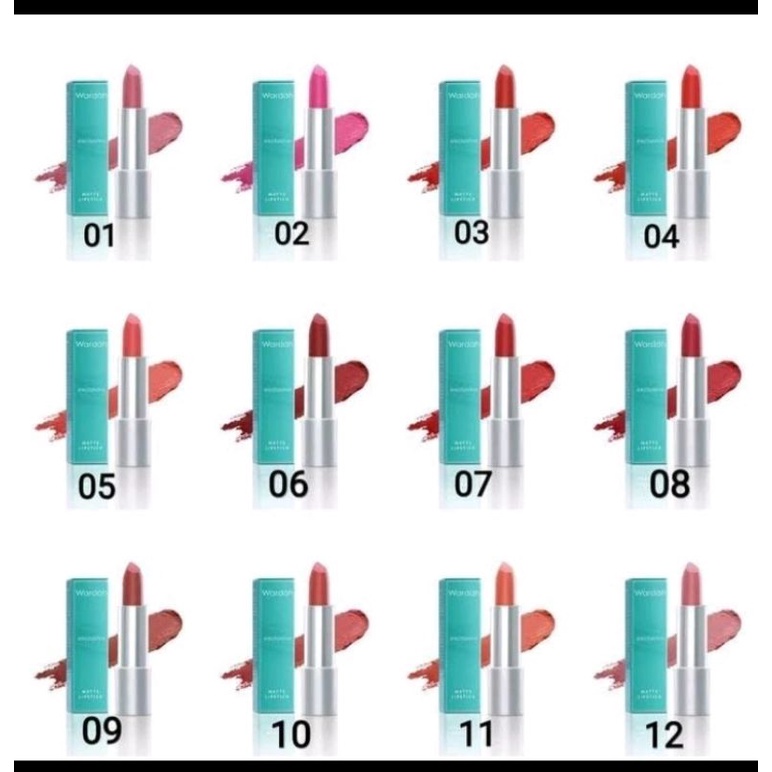 Wardah Exclusive matte lipstik(semi Matte)