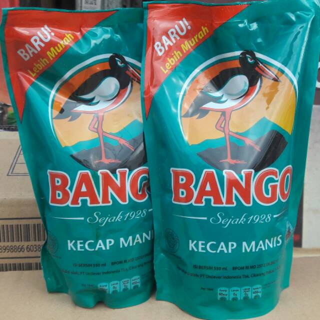 

Kecap Manis Bango 550ml Rp 22.000