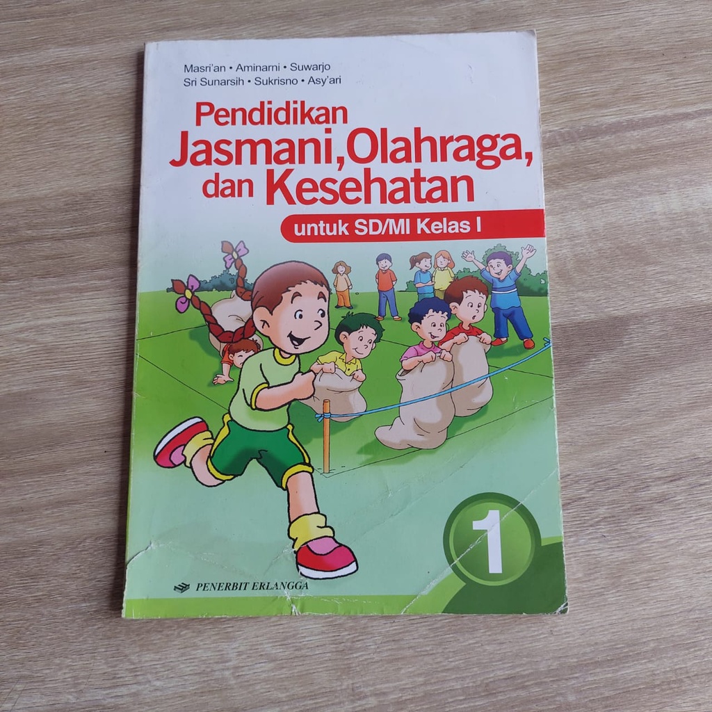 

PENDIDIKAN JASMANI, OLAHRAGA, DAN KESEHATAN UNTUK SD/MI KELAS 1 PENERBIT ERLANGGA