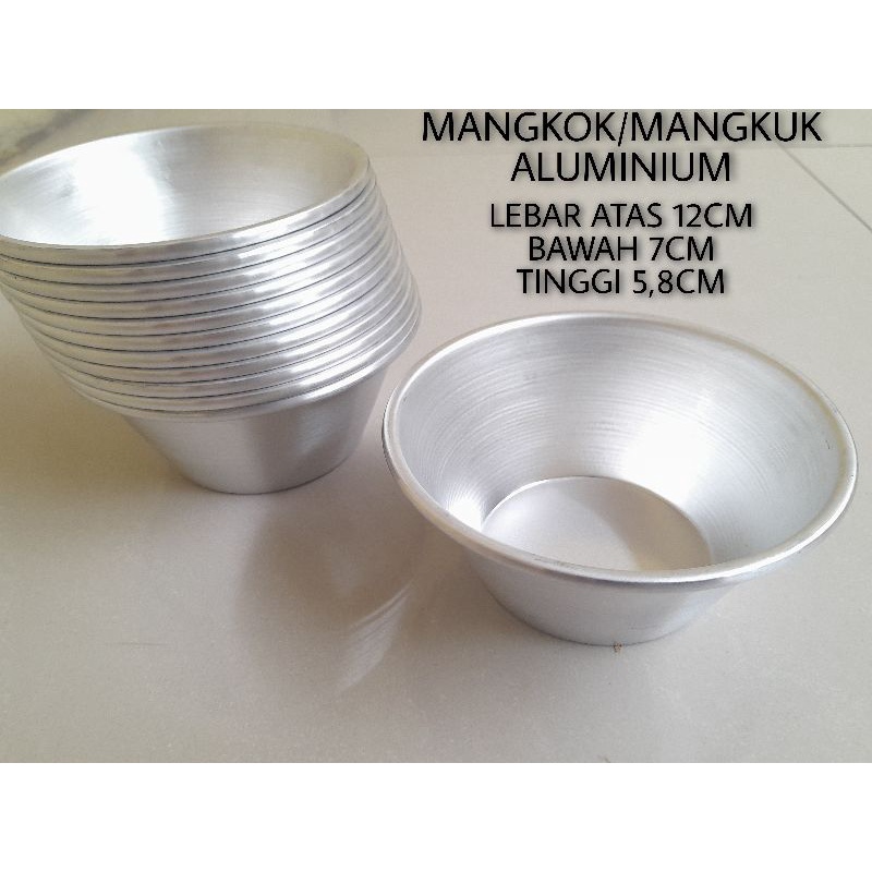 MANGKUK NASI TIM / MANGKOK KOBOKAN / LOYANG KUE ALUMINIUM PRESS