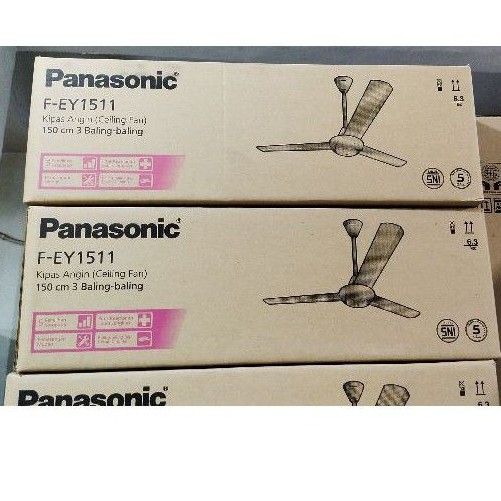 Celling Fan Kipas Angin Baling Panasonic F-EY1511 (Silahkan konfirmasi warna)