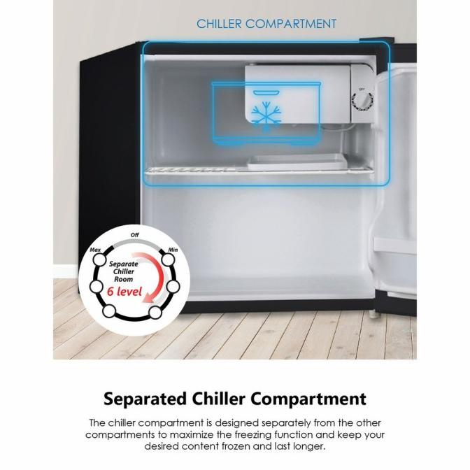 Kulkas Portable Toshiba Gr-Rd65Cc-Dmf Grrd65Cc Lemari Es Mini Bar 50 L Km76878