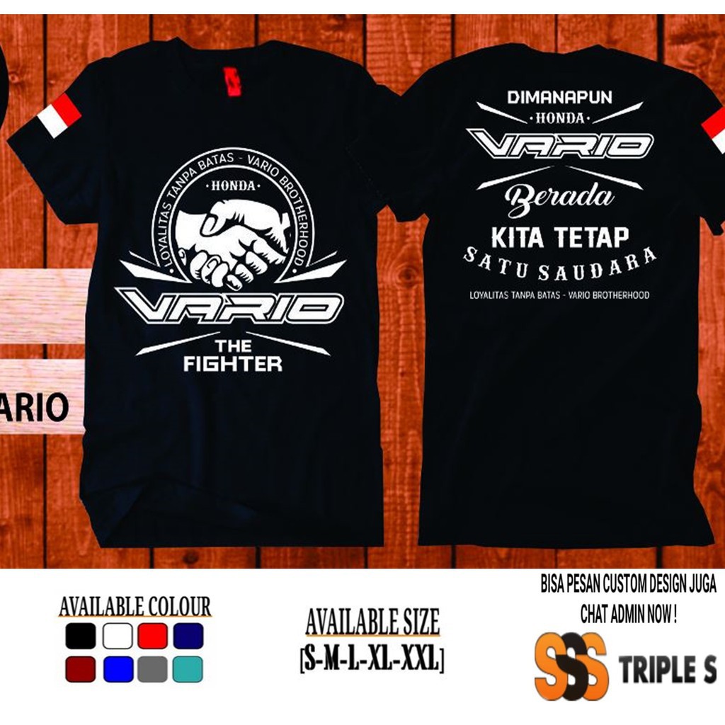 Promo Kaos Club Motor Vario Brotherhood Loyalitas Tanpa Batas Promo Kaos Club Motor Vario Brotherhood Loyalitas Tanpa Batas