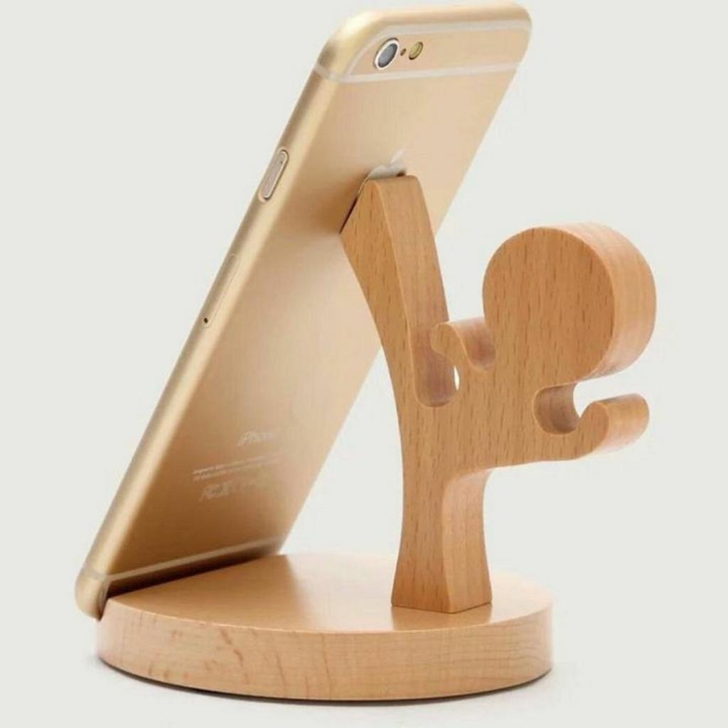 Sandaran Hp Untuk Nonton / Sandaran Hp Kayu / Phone Holder Kayu