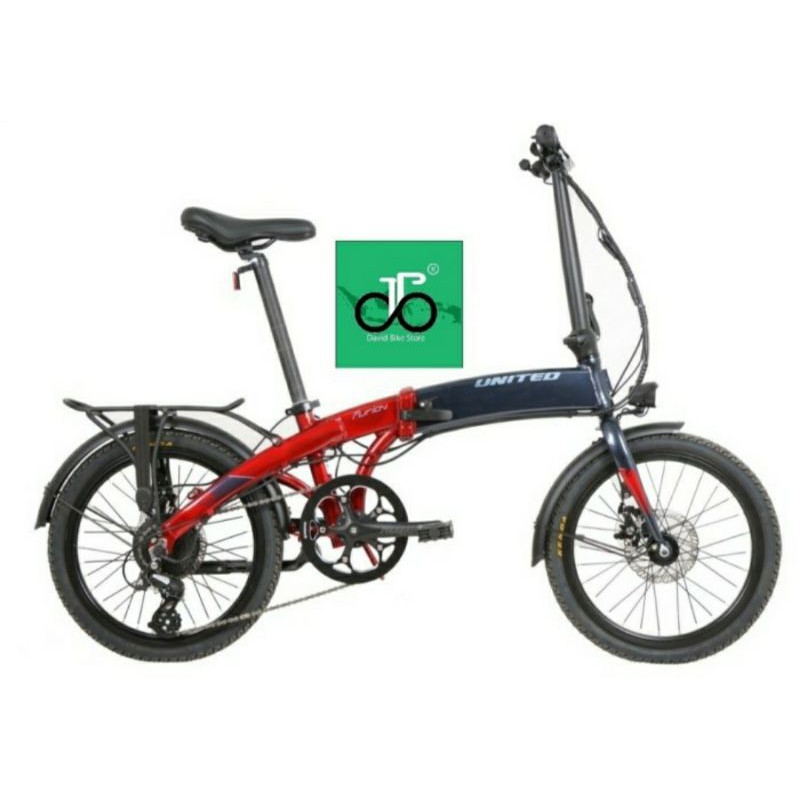Sepeda Lipat E Bike 20 United Furion TERBARU Shopee Sepeda Lipat E Bike 20 United Furion TERBARU Shopee
