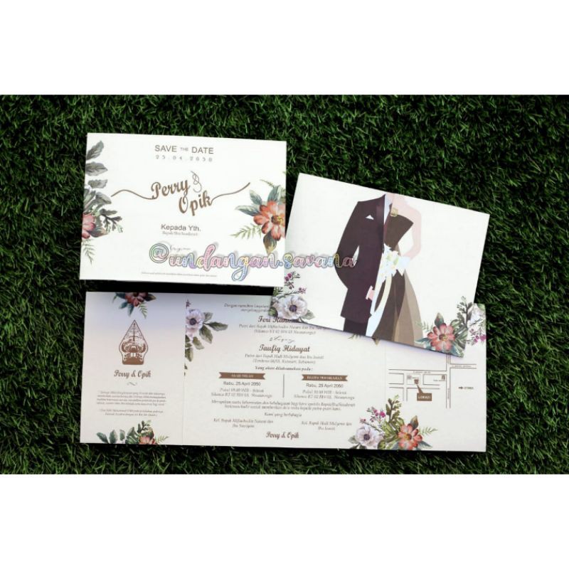 BLANGKO Undangan Griya  SCC-011 Undangan Pernikahan Murah / BLANGKO KOSONG