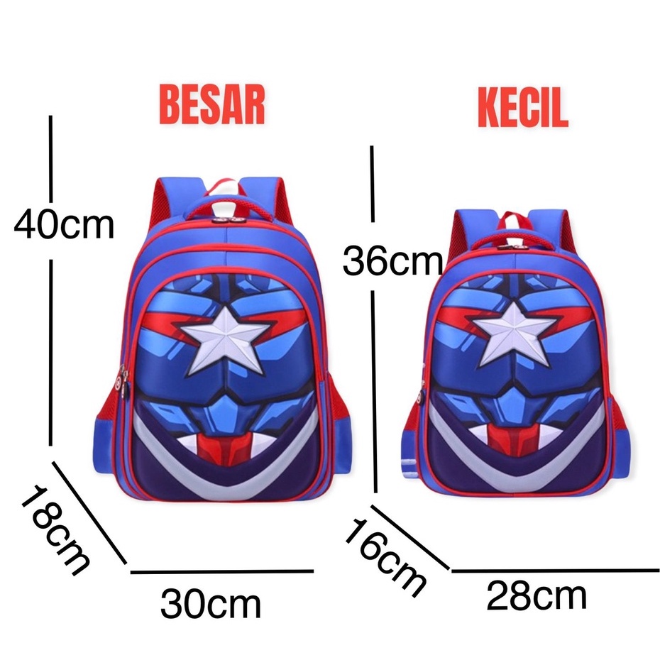 SMARTGIRL NEW TAS RANSEL ANAK SEKOLAH CEWEK COWOK IMPORT UNTUK ANAK SD/TK 00420-00426/00440