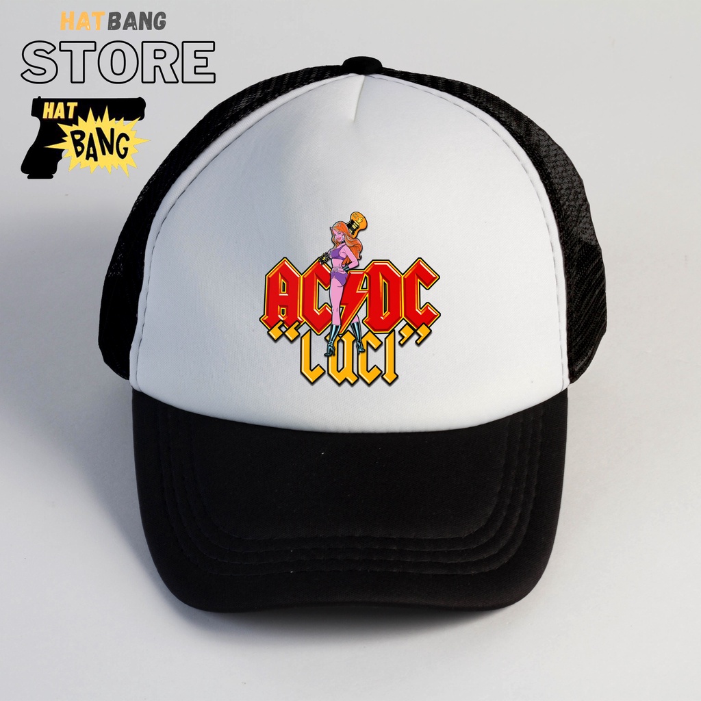 TOPI ACDC / ACDC / TOPI BAND / TOPI TRUCKER / TOPI SNAPBACK / TOPI ROCK / TOPI PRIA / TOPI COWOK / TOPI KEREN / TOPI / TOPI BAND ROCK / CAPS