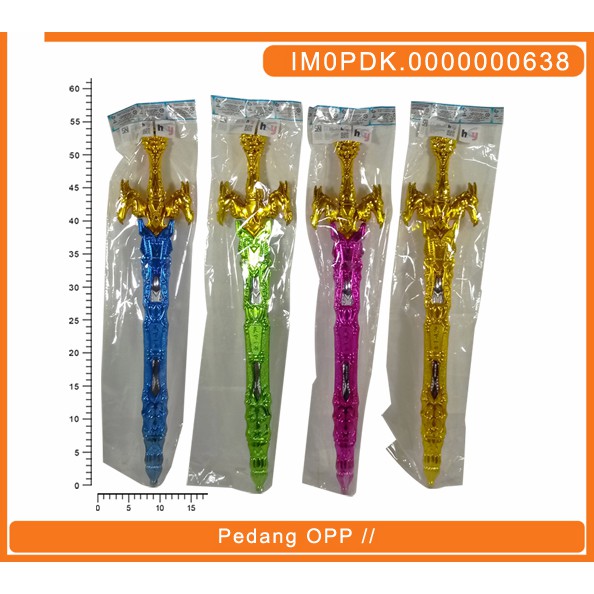MAINAN ANAK PEDANG WARNA CHROME