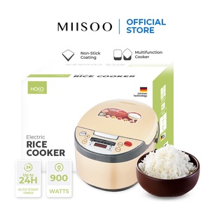 HOKO By MIISOO Electric Rice Cooker 2L Magic Com Smart cooker touch screen Penanak nasi Inner pot Eco Ceramic 900W