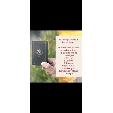 SABUN WAJAH PREMIUM CYRUS FACIAL SOAP